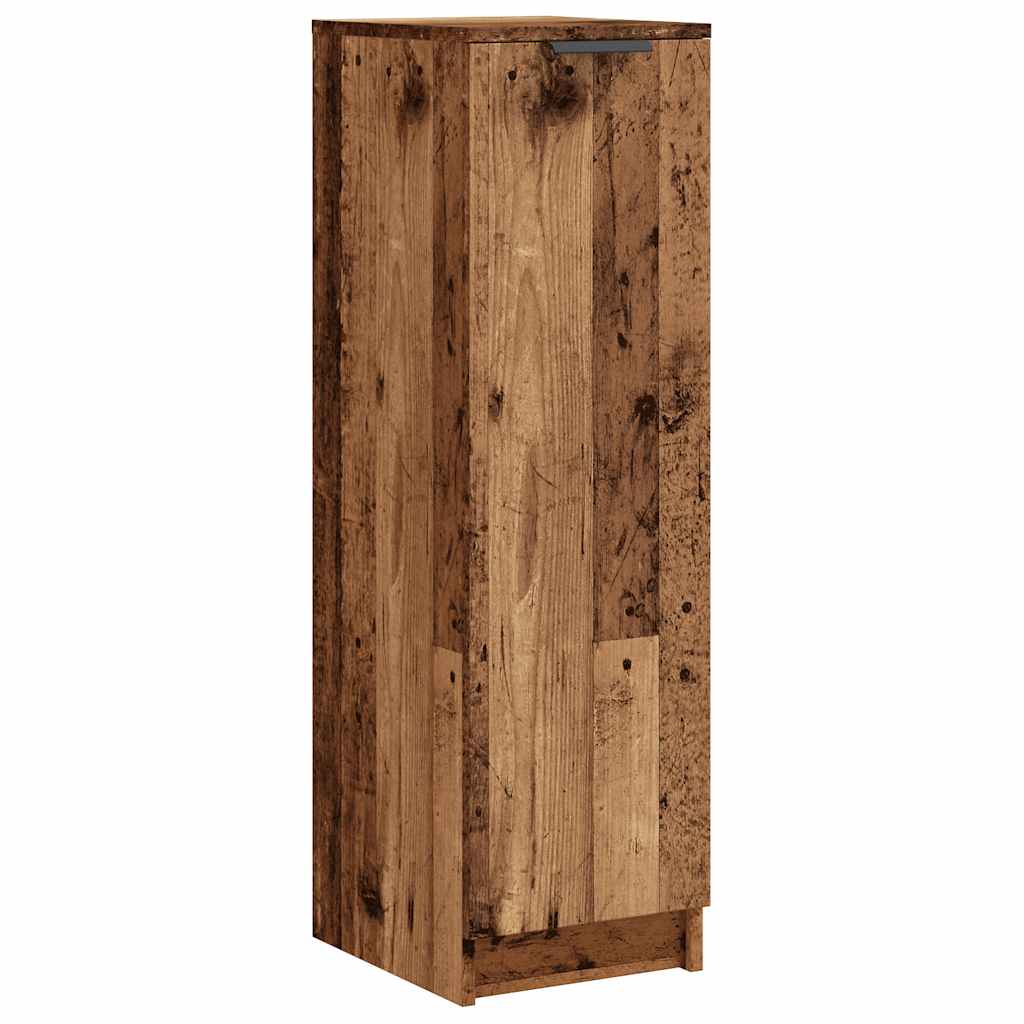 vidaXL Shoe Cabinet Old Wood 29,5x35x100,5 cm Engineered Wood