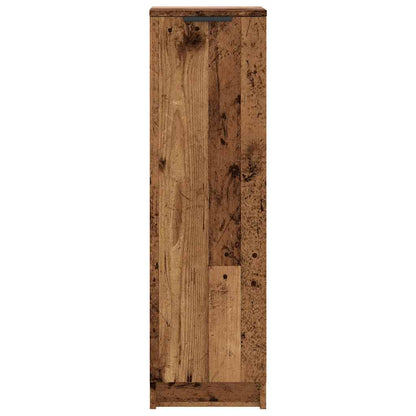 vidaXL Shoe Cabinet Old Wood 29,5x35x100,5 cm Engineered Wood