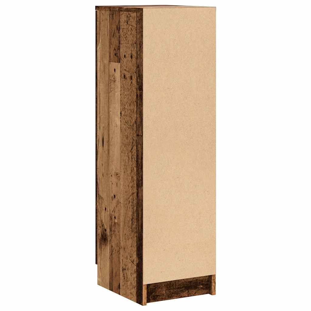vidaXL Shoe Cabinet Old Wood 29,5x35x100,5 cm Engineered Wood
