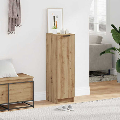 vidaXL Shoe Cabinet Artisan Oak 29.5x35x100.5 cm Engineered Wood