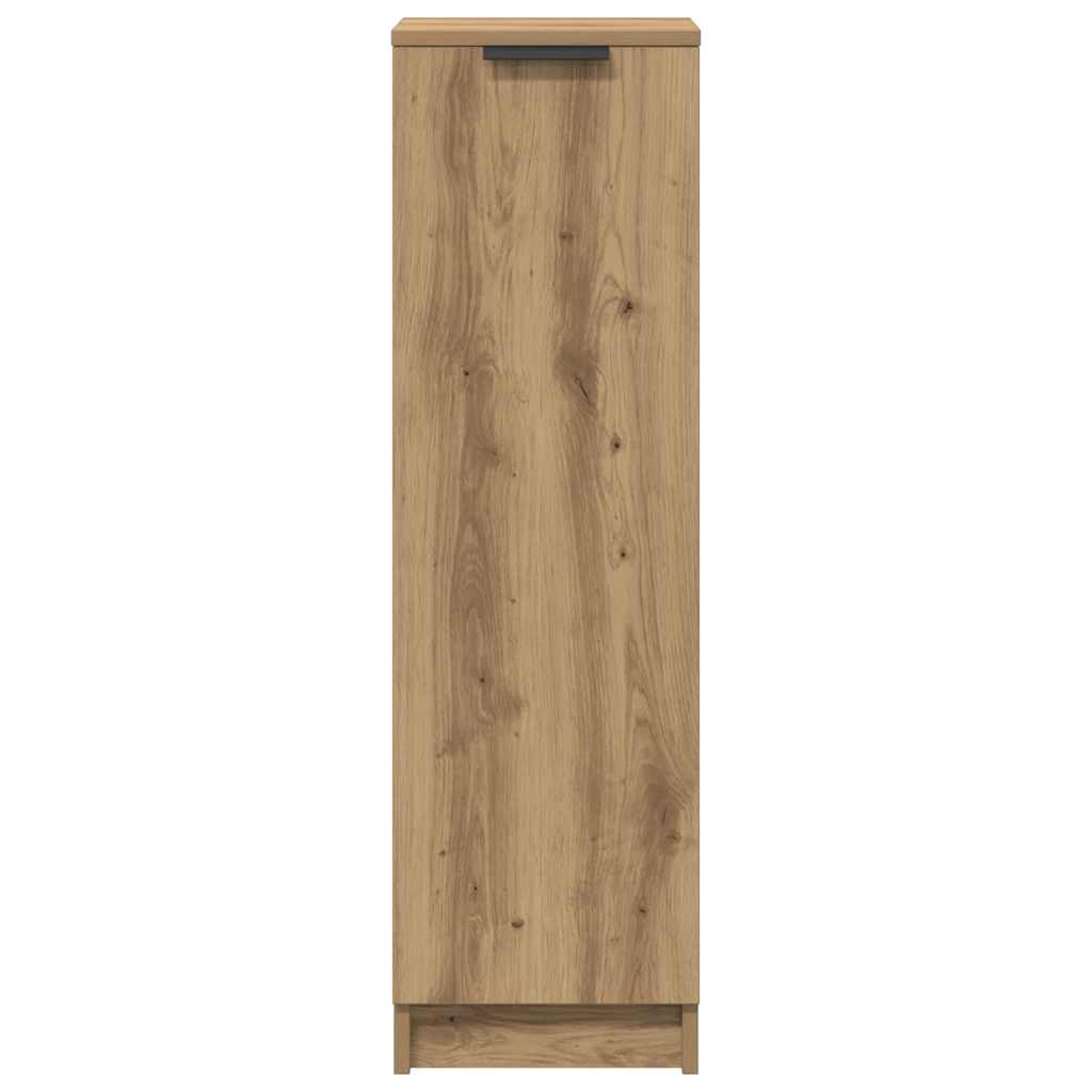 vidaXL Shoe Cabinet Artisan Oak 29.5x35x100.5 cm Engineered Wood