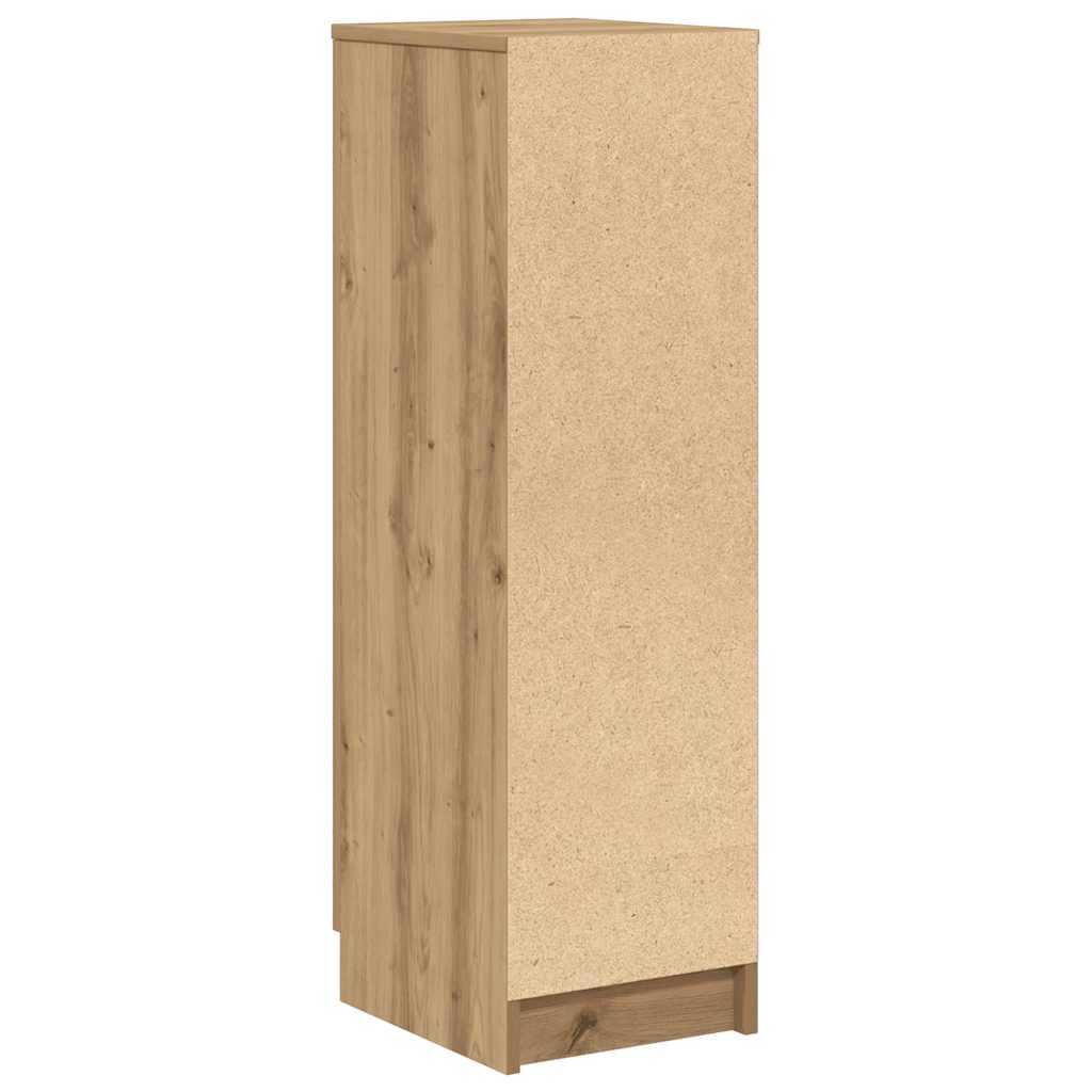 vidaXL Shoe Cabinet Artisan Oak 29.5x35x100.5 cm Engineered Wood