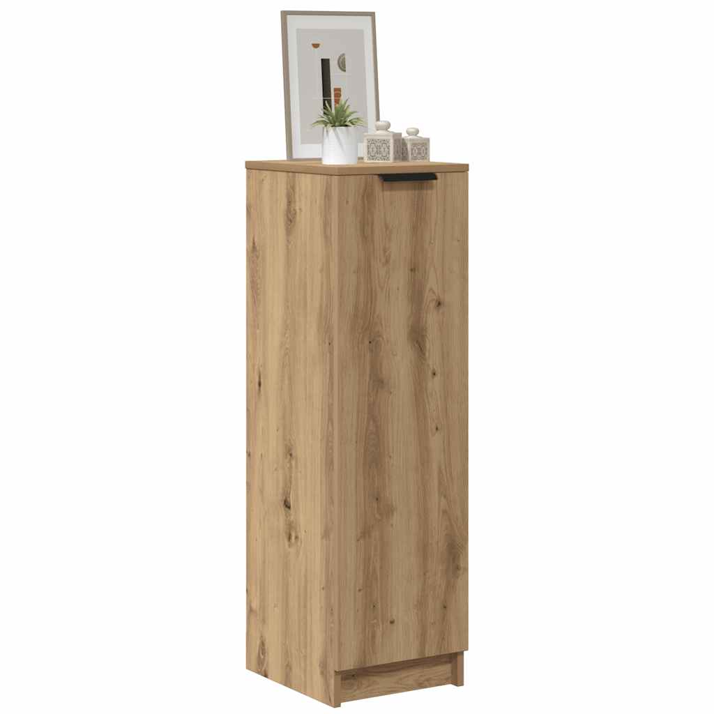 vidaXL Shoe Cabinet Artisan Oak 29.5x35x100.5 cm Engineered Wood