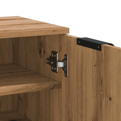 vidaXL Shoe Cabinet Artisian Oak 59x35x100.5 cm Engineered Wood