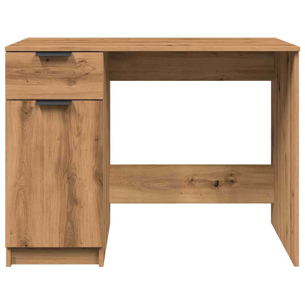 vidaXL Desk Artisan Oak 100x50x75 cm Engineered Wood