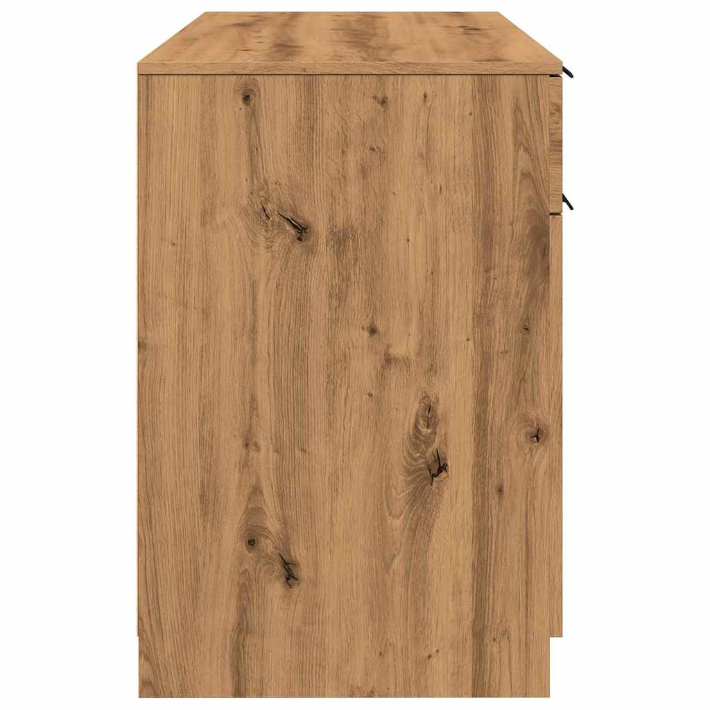 vidaXL Desk Artisan Oak 100x50x75 cm Engineered Wood