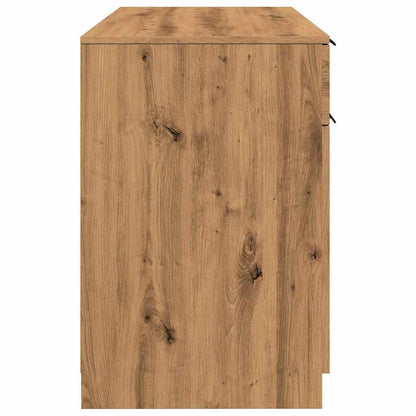 vidaXL Desk Artisan Oak 100x50x75 cm Engineered Wood