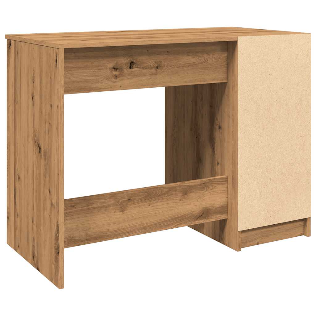 vidaXL Desk Artisan Oak 100x50x75 cm Engineered Wood