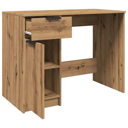 vidaXL Desk Artisan Oak 100x50x75 cm Engineered Wood