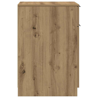 vidaXL Desk Cabinet Artisan Oak 33x50x75 cm Engineered Wood