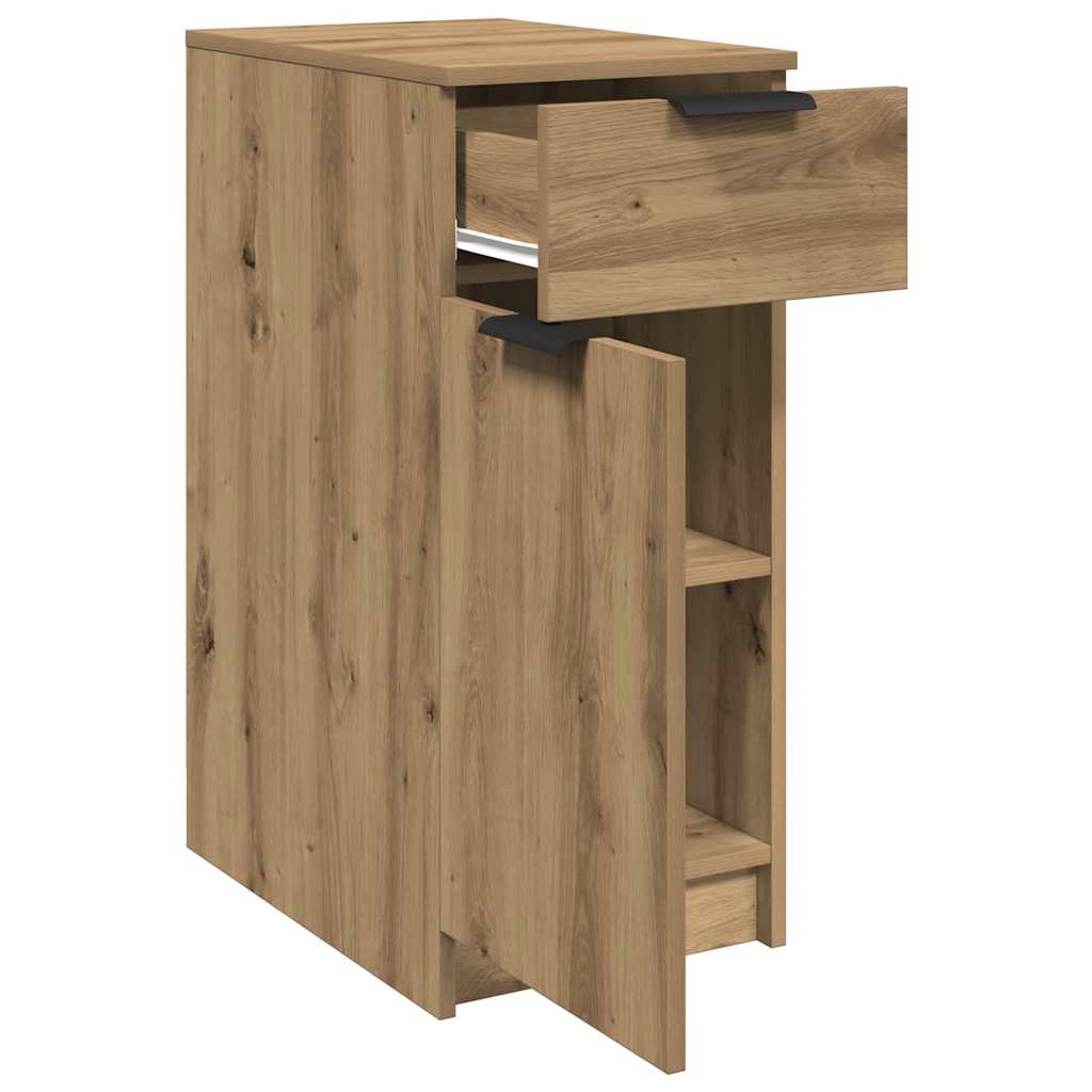 vidaXL Desk Cabinet Artisan Oak 33x50x75 cm Engineered Wood