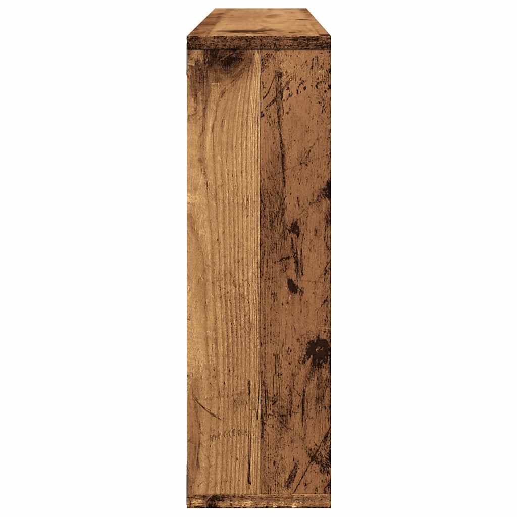 vidaXL Wall Shelf Old Wood 85x16x52.5 cm Engineered Wood