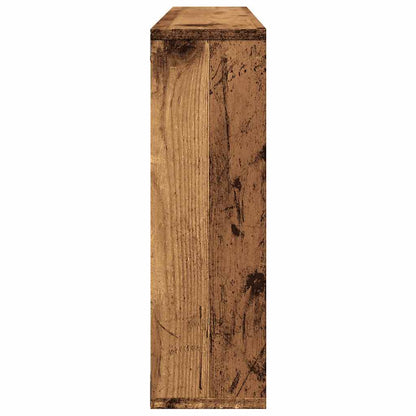 vidaXL Wall Shelf Old Wood 85x16x52.5 cm Engineered Wood