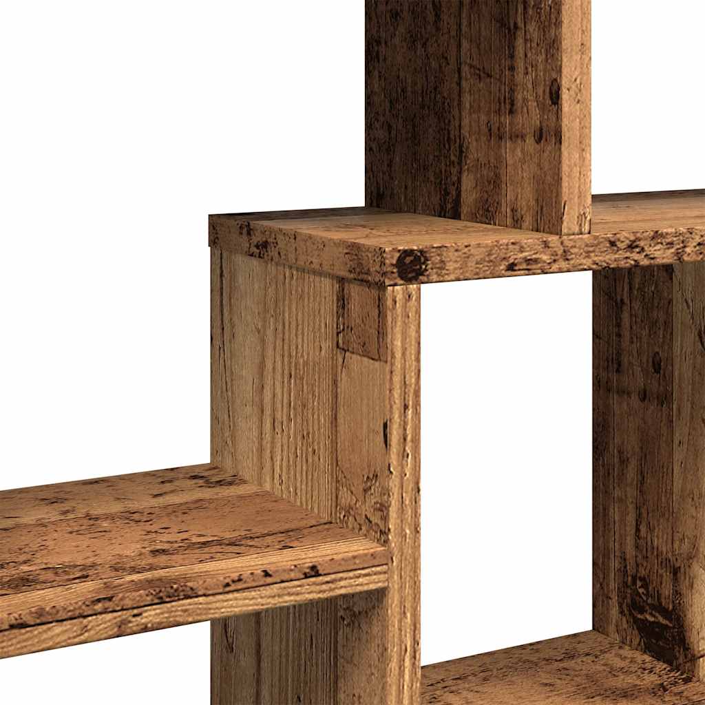 vidaXL Wall Shelf Old Wood 85x16x52.5 cm Engineered Wood