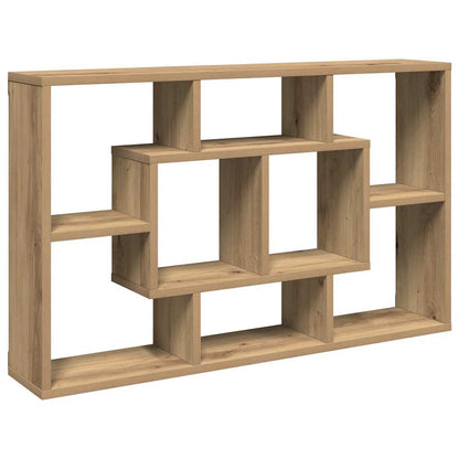 vidaXL Wall Shelf Artisan Oak 85x16x52,5 cm Engineered Wood