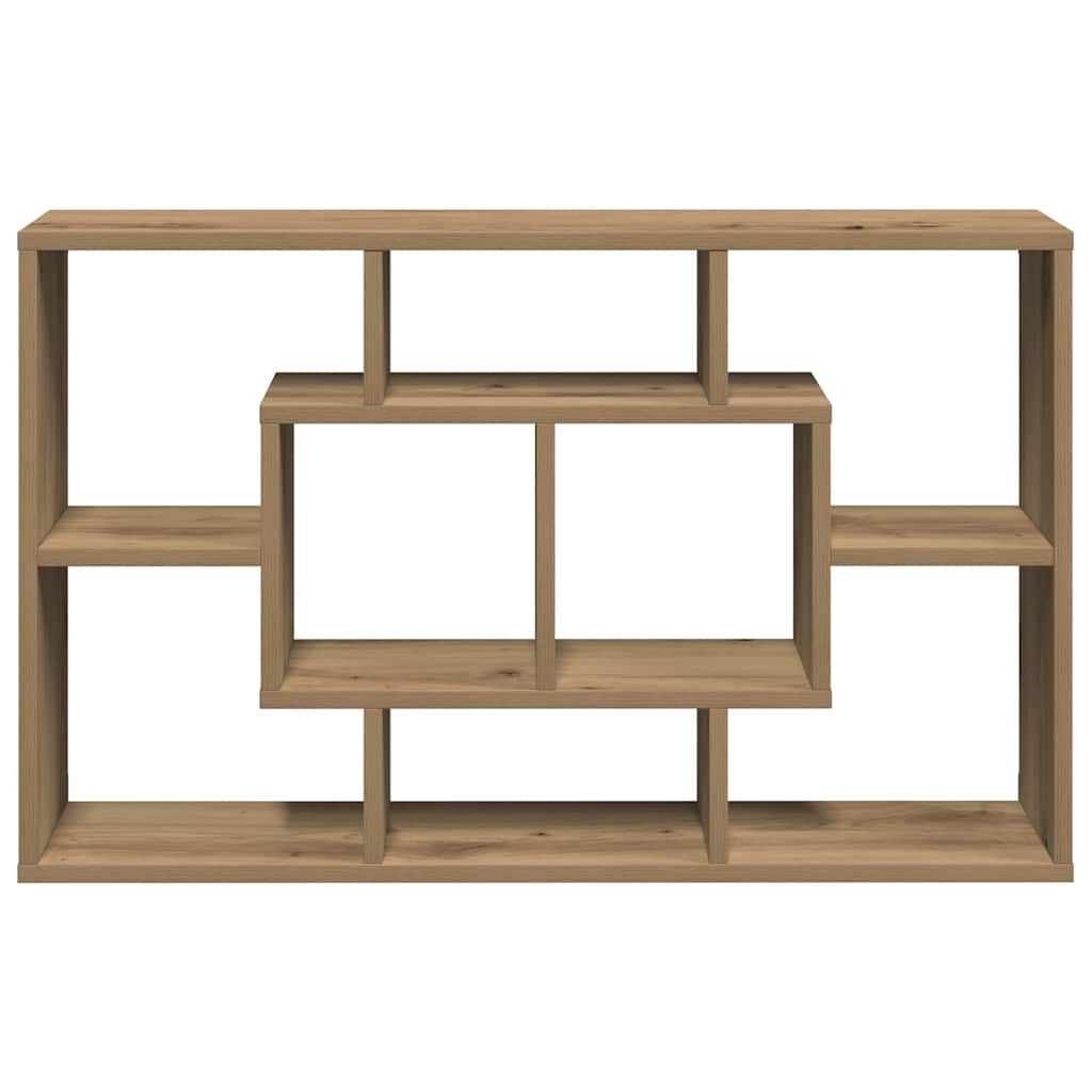 vidaXL Wall Shelf Artisan Oak 85x16x52,5 cm Engineered Wood
