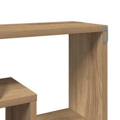 vidaXL Wall Shelf Artisan Oak 85x16x52,5 cm Engineered Wood