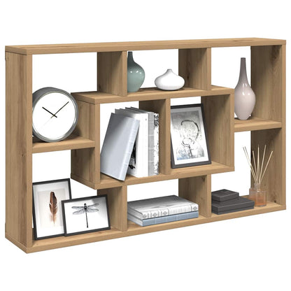 vidaXL Wall Shelf Artisan Oak 85x16x52,5 cm Engineered Wood