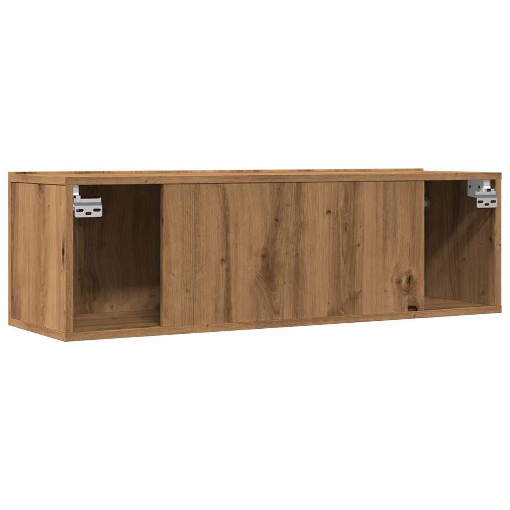 vidaXL TV Cabinets Wall-mounted 2 pcs Artisian Oak 100x30x30 cm