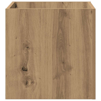 vidaXL Planter Box Artisan Oak 40x40x40 cm Engineered Wood