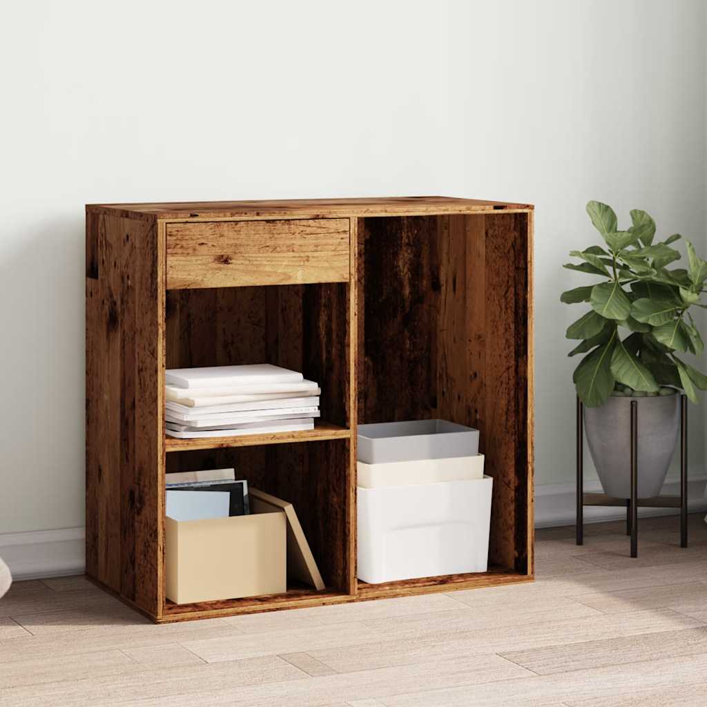 vidaXL Cosmetic Cabinet Old Wood 80x40x75 cm Engineered Wood