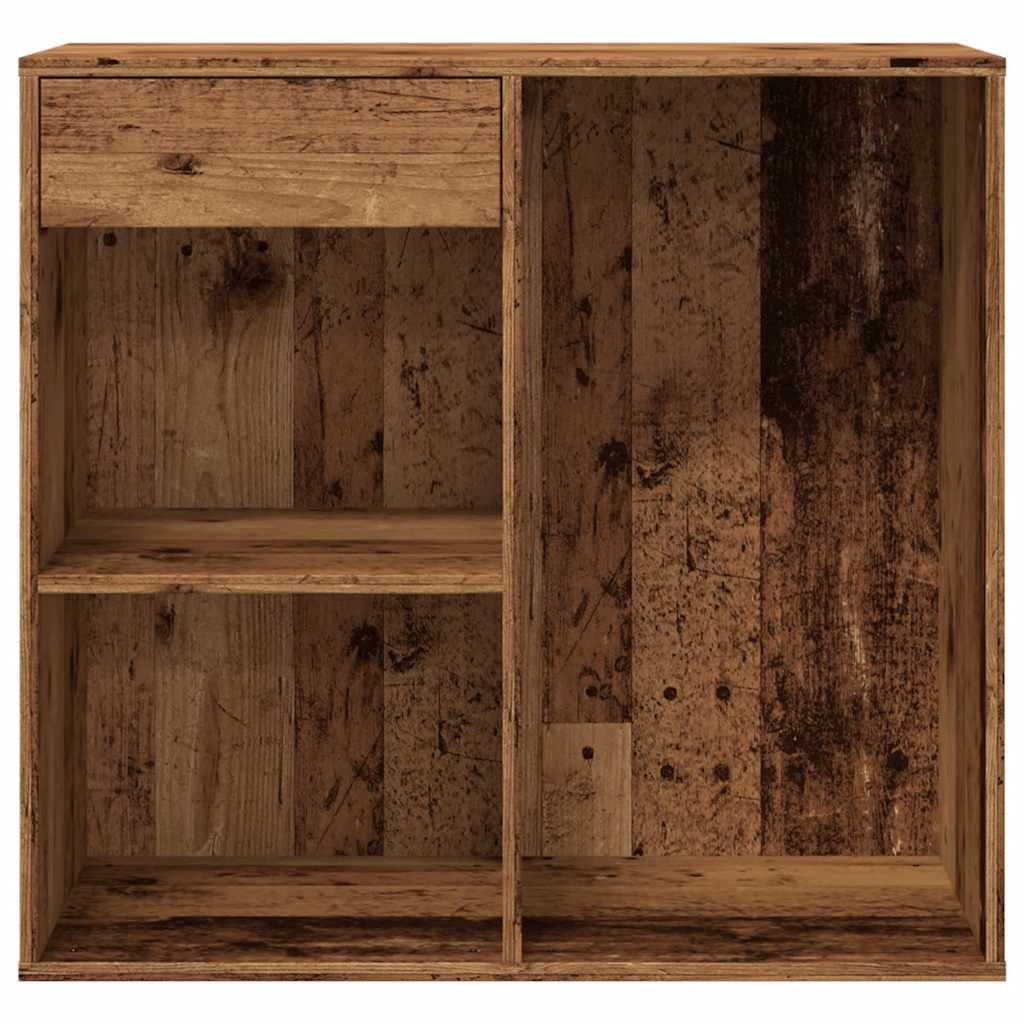 vidaXL Cosmetic Cabinet Old Wood 80x40x75 cm Engineered Wood
