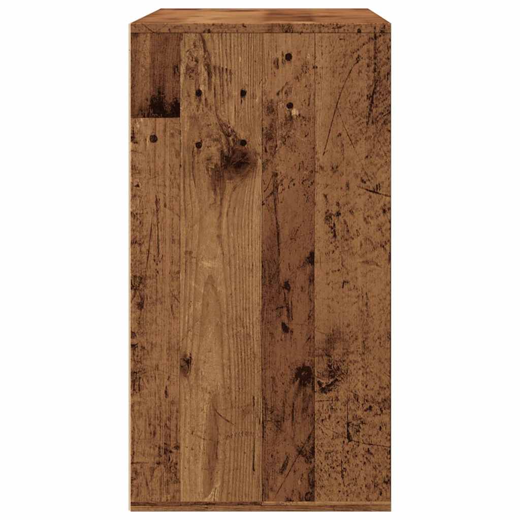 vidaXL Cosmetic Cabinet Old Wood 80x40x75 cm Engineered Wood