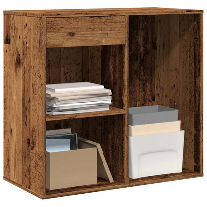 vidaXL Cosmetic Cabinet Old Wood 80x40x75 cm Engineered Wood