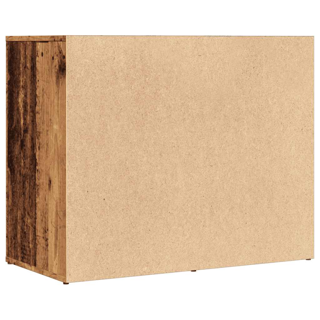 vidaXL Dressing Cabinet Old Wood 80x40x65 cm Engineered Wood