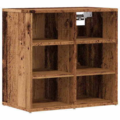 vidaXL Shoe Cabinets 2 pcs Old Wood 52x30x50 cm