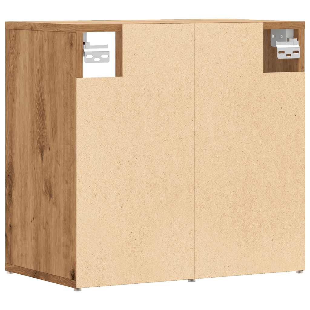 vidaXL Shoe Cabinet Artisan Oak 52x30x50 cm