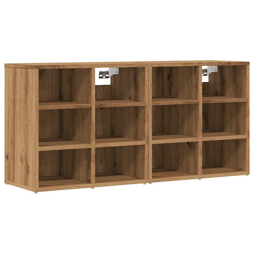 vidaXL Shoe Cabinets 2 pcs Artisan Oak 52x30x50 cm