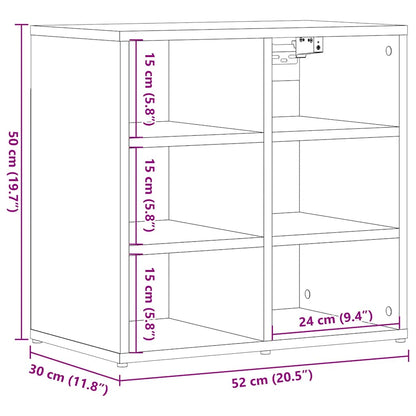 vidaXL Shoe Cabinets 2 pcs Artisan Oak 52x30x50 cm