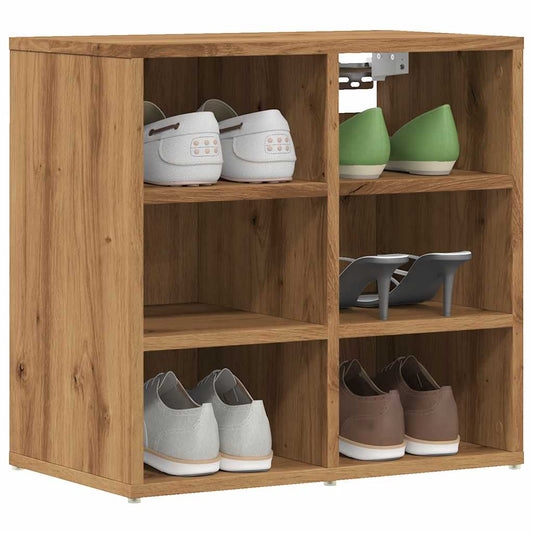 vidaXL Shoe Cabinets 2 pcs Artisan Oak 52x30x50 cm