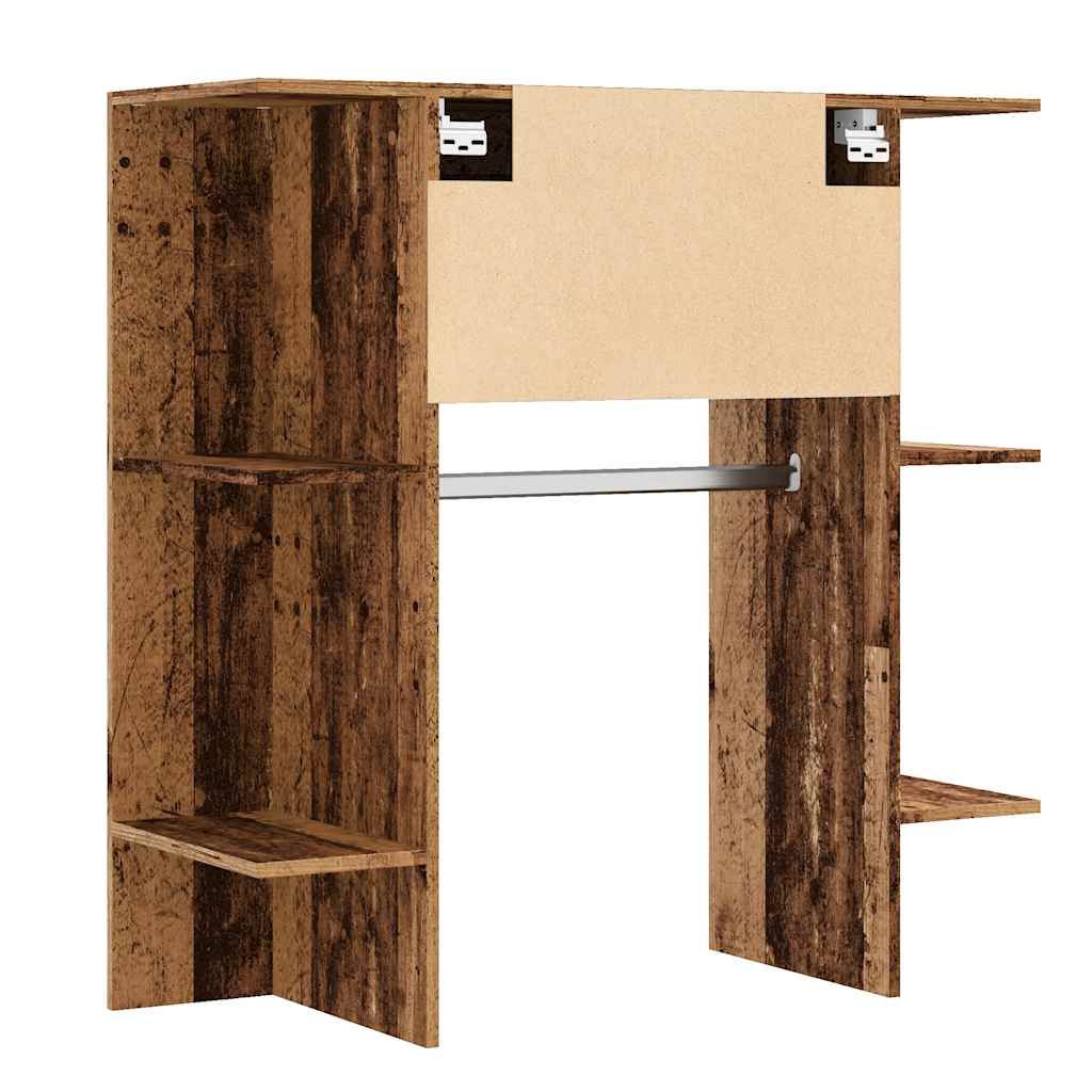 vidaXL Hallway Cabinet Old Wood 97.5x37x99 cm Engineered Wood