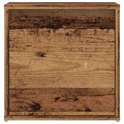 vidaXL Box Drawer Old Wood 40.5x40x40 cm Engineered Wood