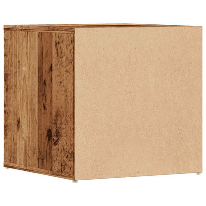 vidaXL Box Drawer Old Wood 40.5x40x40 cm Engineered Wood