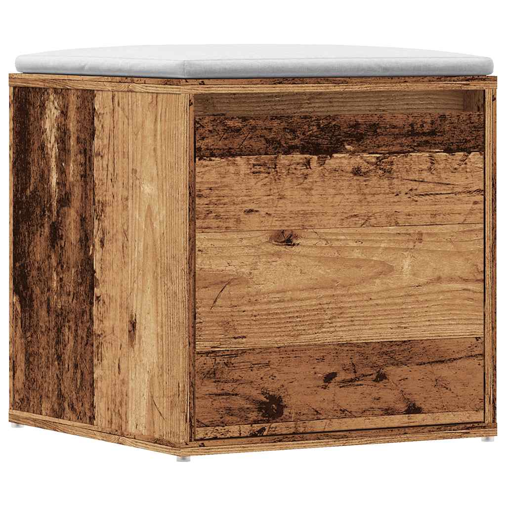 vidaXL Box Drawer Old Wood 40.5x40x40 cm Engineered Wood