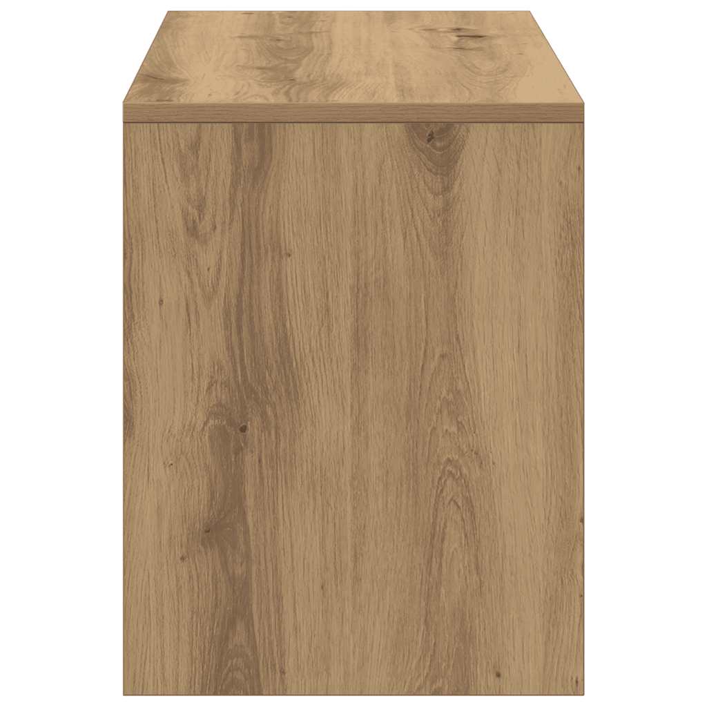 vidaXL Dressing Stool Artisan Oak 70x35x45 cm Engineered Wood