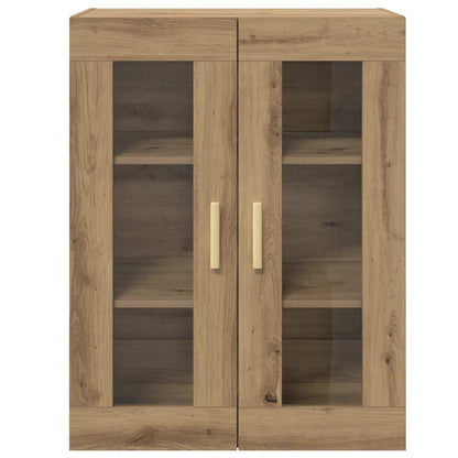 vidaXL Hanging Wall Cabinet Artisian Oak 69,5x34x90 cm