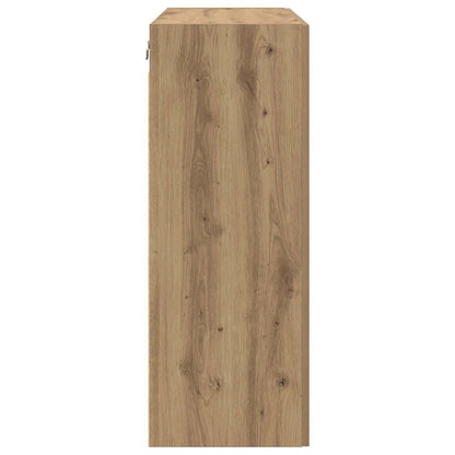 vidaXL Hanging Wall Cabinet Artisian Oak 69,5x34x90 cm