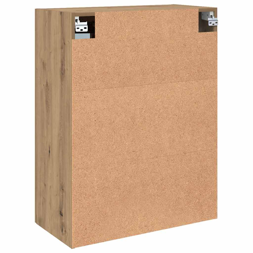vidaXL Hanging Wall Cabinet Artisian Oak 69.5x34x90 cm