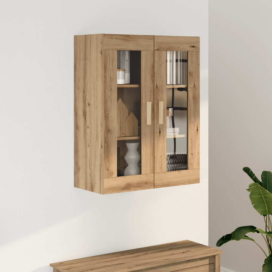 vidaXL Hanging Wall Cabinet Artisian Oak 69,5x34x90 cm