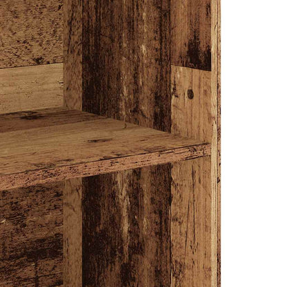 vidaXL Hanging Wall Cabinet Old Wood 69,5x32,5x90 cm
