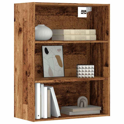 vidaXL Hanging Wall Cabinet Old Wood 69,5x32,5x90 cm