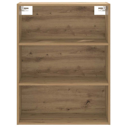 vidaXL Hanging Wall Cabinet Artisan Oak 69.5x32.5x90 cm