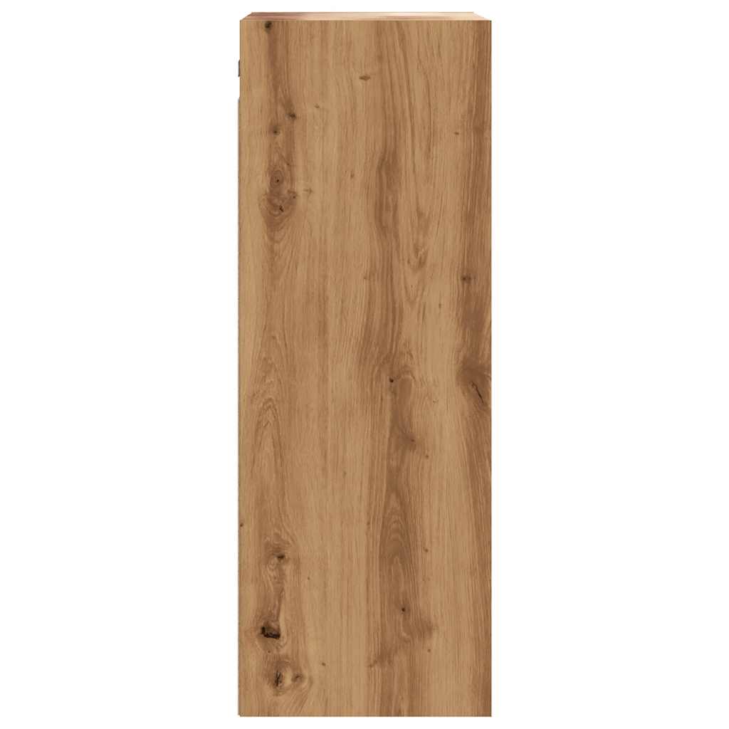 vidaXL Hanging Wall Cabinet Artisan Oak 69.5x32.5x90 cm