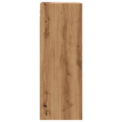 vidaXL Hanging Wall Cabinet Artisan Oak 69.5x32.5x90 cm