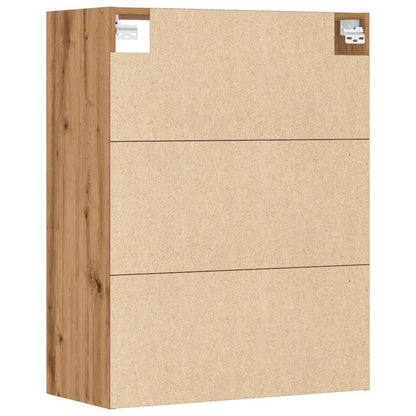 vidaXL Hanging Wall Cabinet Artisan Oak 69.5x32.5x90 cm