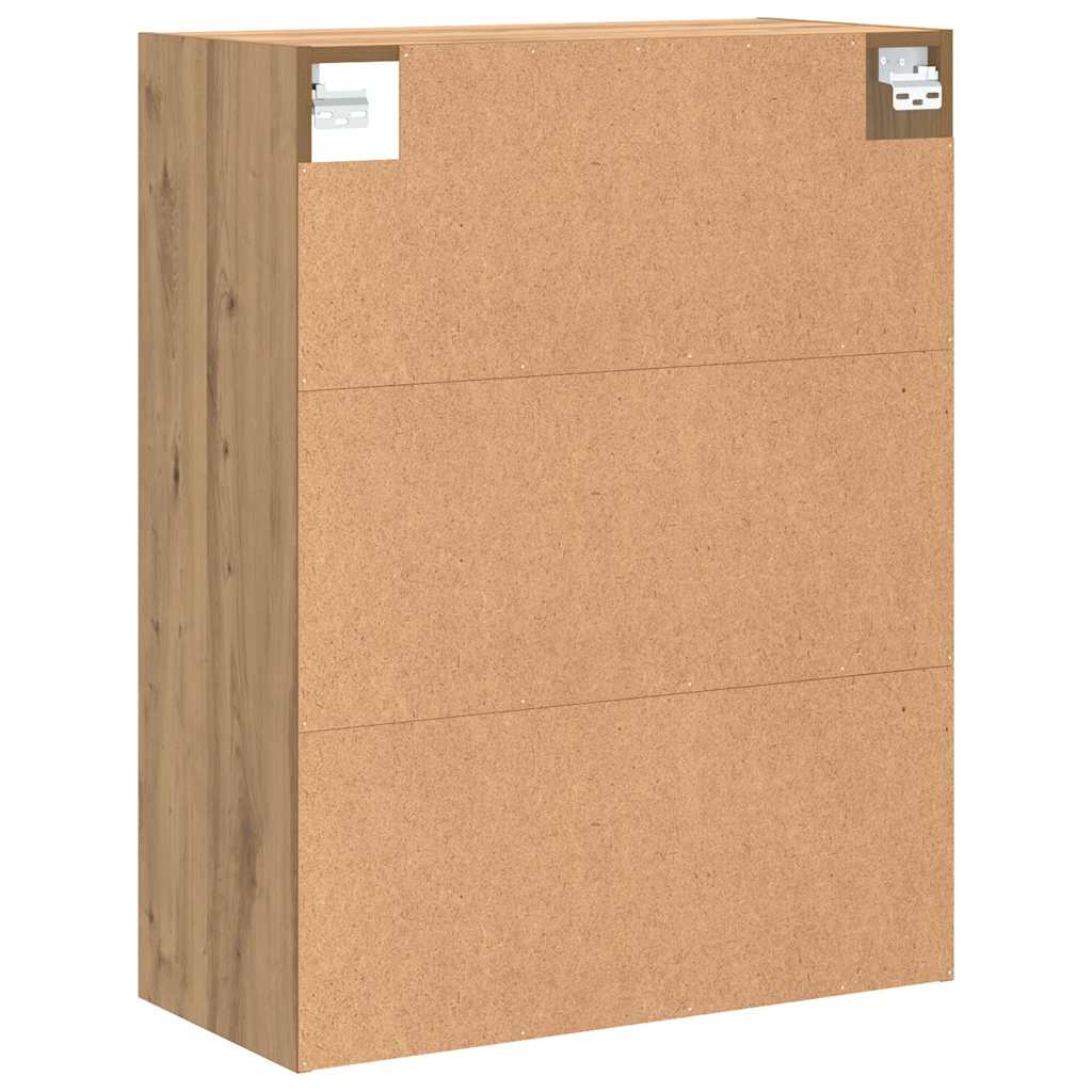 vidaXL Hanging Wall Cabinet Artisan Oak 69.5x32.5x90 cm